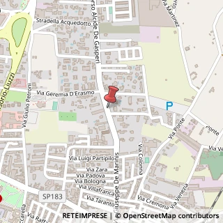 Mappa Corso Alcide de Gasperi, 378, 70125 Bari, Bari (Puglia)
