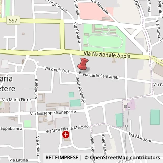 Mappa Via Carlo Santagata, 8, 81055 Santa Maria Capua Vetere, Caserta (Campania)