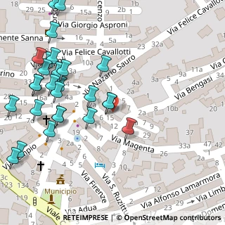 Mappa Via Magenta, 07021 Arzachena SS, Italia (0.07778)