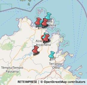 Mappa Via Magenta, 07021 Arzachena SS, Italia (8.1605)