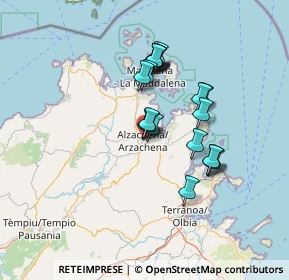 Mappa Via San Satta, 07021 Arzachena SS, Italia (11.685)