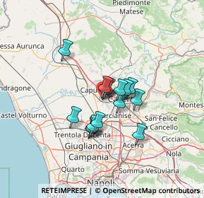 Mappa Via Pietro Morelli, 81055 Santa Maria Capua Vetere CE, Italia (9.53333)