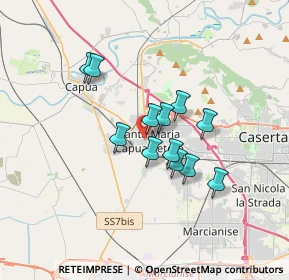 Mappa Via Pietro Morelli, 81055 Santa Maria Capua Vetere CE, Italia (2.72417)