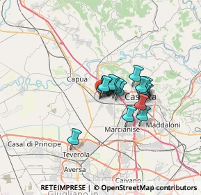 Mappa Via albana civico 117 ex mulino Buffolano, 81055 Santa Maria Capua Vetere CE, Italia (4.61176)