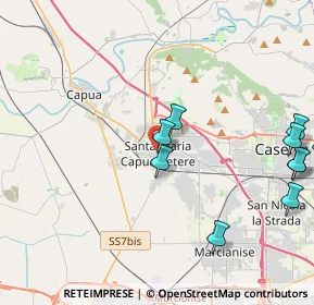 Mappa Via albana civico 117 ex mulino Buffolano, 81055 Santa Maria Capua Vetere CE, Italia (5.75727)