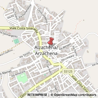 Mappa Via G. Marconi, 14, 07021 Arzachena, Sassari (Sardegna)