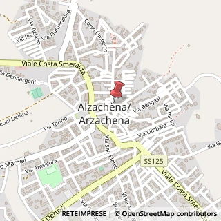 Mappa Via Giuseppe Mazzini, 8, 07021 Arzachena, Sassari (Sardegna)
