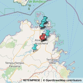 Mappa Via Guglielmo Marconi, 07021 Arzachena SS, Italia (7.99083)