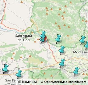 Mappa Via Carrillo, 82010 Moiano BN, Italia (6.21917)