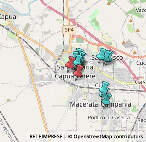 Mappa 81055 Santa Maria Capua Vetere CE, Italia (0.88389)