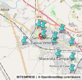 Mappa 81055 Santa Maria Capua Vetere CE, Italia (2.06091)