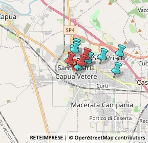Mappa 81055 Santa Maria Capua Vetere CE, Italia (1.00727)