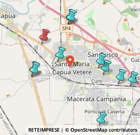 Mappa 81055 Santa Maria Capua Vetere CE, Italia (2.47727)