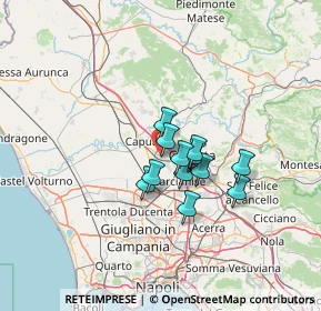 Mappa 81055 Santa Maria Capua Vetere CE, Italia (9.22333)