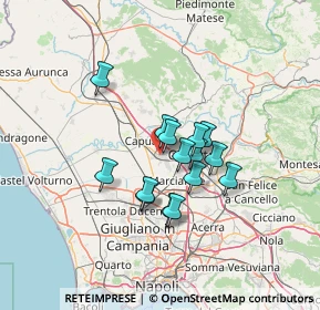 Mappa 81055 Santa Maria Capua Vetere CE, Italia (10.38533)