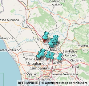 Mappa 81055 Santa Maria Capua Vetere CE, Italia (9.27231)