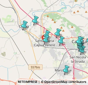 Mappa 81055 Santa Maria Capua Vetere CE, Italia (5.175)