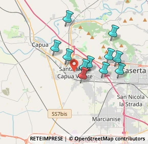 Mappa 81055 Santa Maria Capua Vetere CE, Italia (3.18091)