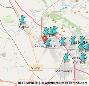 Mappa 81055 Santa Maria Capua Vetere CE, Italia (4.46417)