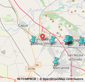 Mappa 81055 Santa Maria Capua Vetere CE, Italia (5.33091)