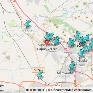 Mappa 81055 Santa Maria Capua Vetere CE, Italia (5.55579)