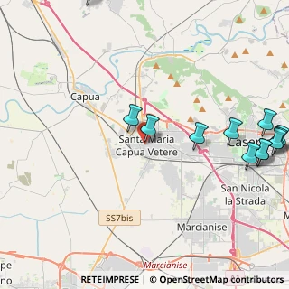 Mappa 81055 Santa Maria Capua Vetere CE, Italia (6.0825)