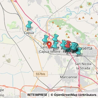 Mappa 81055 Santa Maria Capua Vetere CE, Italia (3.49588)