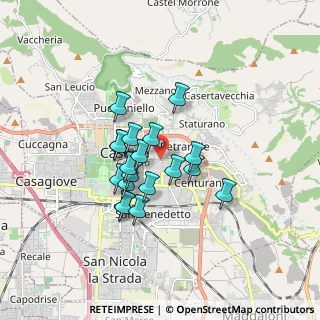 Mappa Via Capitano Laviano, 81100 Caserta CE, Italia (1.38947)