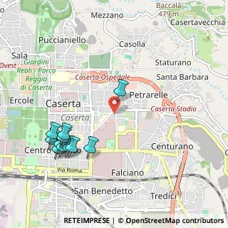 Mappa Via Capitano Laviano, 81100 Caserta CE, Italia (1.24909)