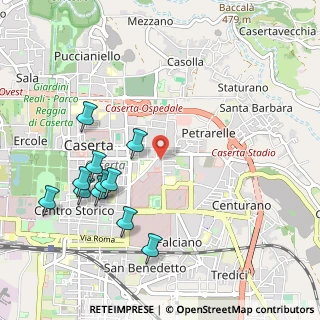 Mappa Via Capitano Laviano, 81100 Caserta CE, Italia (1.19545)