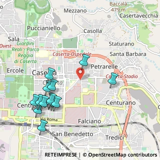 Mappa Via Capitano Laviano, 81100 Caserta CE, Italia (1.23643)