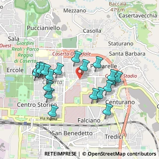 Mappa Stadio del Nuoto, 81100 Caserta CE, Italia (0.959)