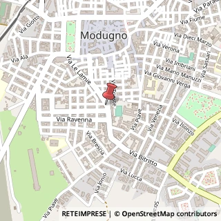Mappa Via tagliamento 15, 70026 Modugno, Bari (Puglia)