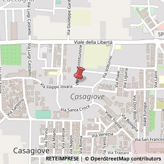 Mappa Via della Costituzione, 1, 81022 Casagiove, Caserta (Campania)