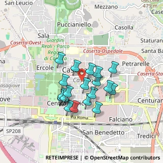 Mappa Via Luigi Settembrini, 81100 Caserta CE, Italia (0.7325)