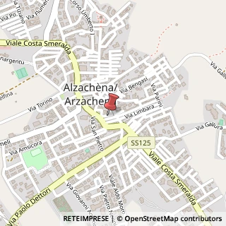 Mappa Via Adua, 8, 07021 Arzachena, Sassari (Sardegna)
