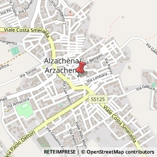 Mappa Via San Ruzittu, 42, 07021 Arzachena, Sassari (Sardegna)