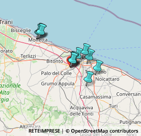 Mappa Via Hermada, 70026 Modugno BA, Italia (9.67692)