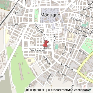 Mappa Via Ravenna, 15, 70026 Modugno, Bari (Puglia)