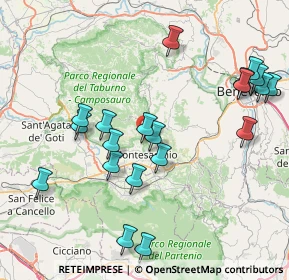 Mappa Via Rapale, 82016 Montesarchio BN, Italia (9.3315)