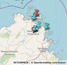 Mappa Via Giuseppe Parini, 07021 Arzachena SS, Italia (8.25417)