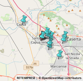 Mappa Via Mario Fiore, 81055 Santa Maria Capua Vetere CE, Italia (2.27417)