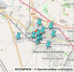 Mappa Via Mario Fiore, 81055 Santa Maria Capua Vetere CE, Italia (1.09545)