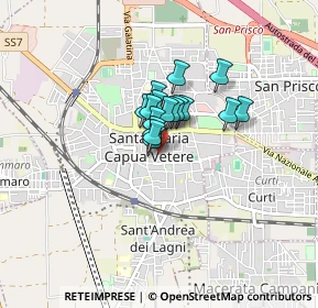 Mappa Via Mario Fiore, 81055 Santa Maria Capua Vetere CE, Italia (0.46875)