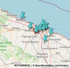 Mappa SS N., 70026 Modugno BA, Italia (8.49273)