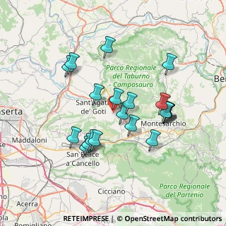 Mappa Via 82010, 82010 Moiano BN, Italia (7.1175)