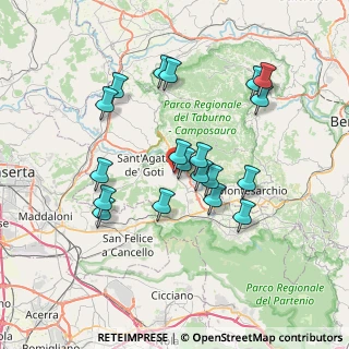 Mappa Via Papa Giovanni XXIII, 82010 Moiano BN, Italia (7.21105)