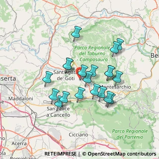 Mappa Via 82010, 82010 Moiano BN, Italia (6.568)