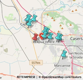Mappa Via Farias, 81055 Santa Maria Capua Vetere CE, Italia (2.81083)