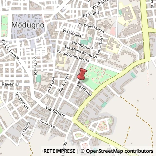 Mappa Via Isonzo, 52, 70026 Modugno, Bari (Puglia)